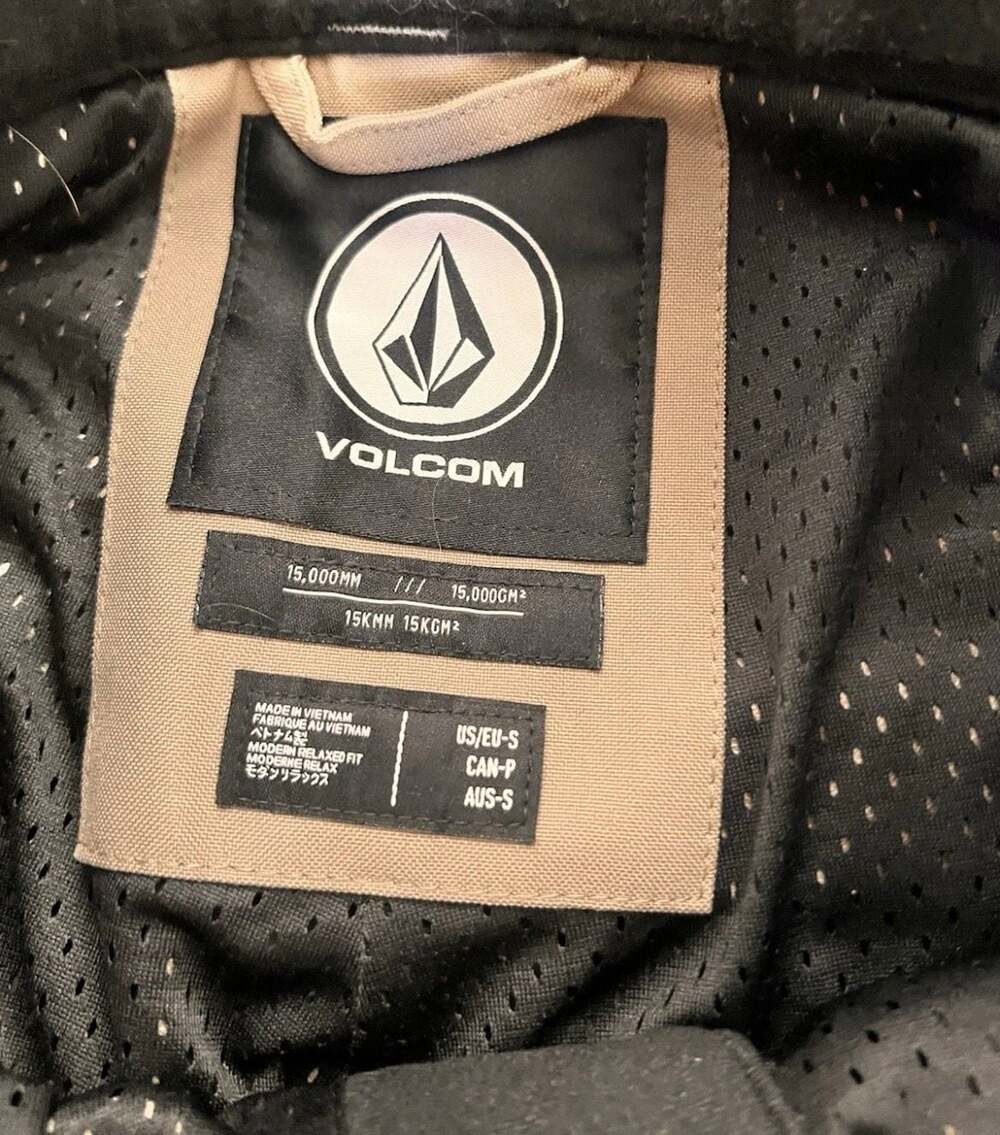 Volcom Winter Snowboard Ski Pants 15,000mm Lined Brown men’s size Small - Picture 4 of 9